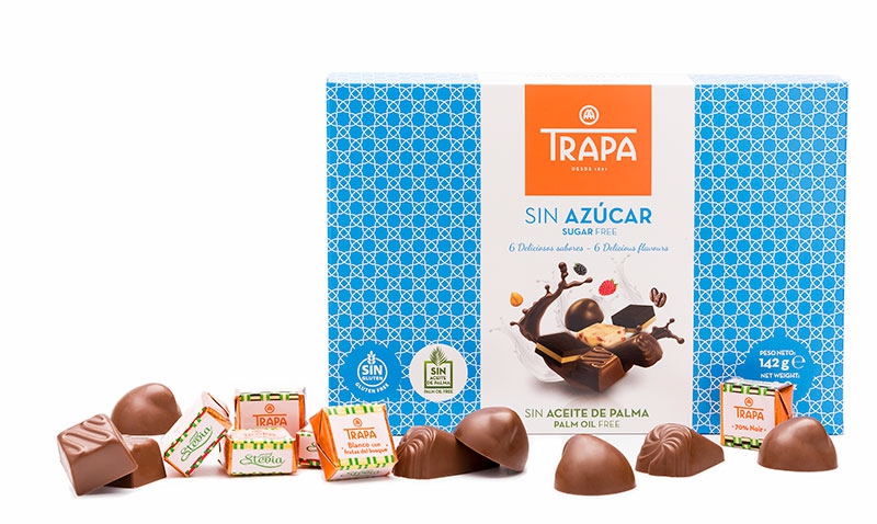 Trapa presenta bombones sin azúcar ni aceite de palma