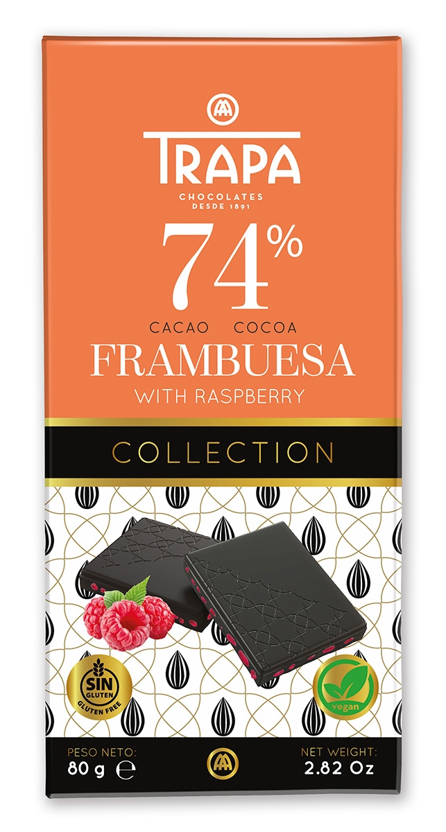 Collection 74% cocoa Raspberry